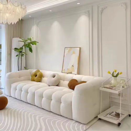 The Cloud Tufted Sofa: Decadent Comfort, Engineered to Last.