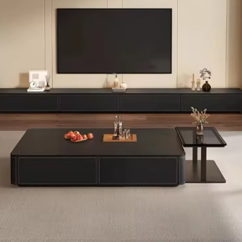 The Apex Coffee Table & Console Set: Enduring Style, Refined Form.
